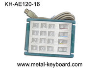 Customizable weatherproof Metal Keypad 16 button Stainless steel material