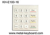 10mA Rugged Waterproof Access Control Keypad 16 Key Stainless Steel Numeric Keypad