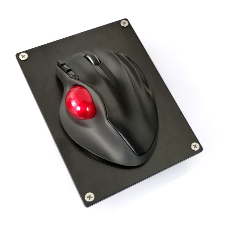 Resin + Plastic + Metal Material Industrial Trackball Mouse with 39MM