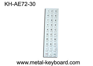 30 Keys IP65 Anti - Vandal Kiosk Keyboard for Industrial Mining System