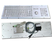 Vandal - Resistance IP65 Industrial PC Keyboard with 25MM Metal Trackball