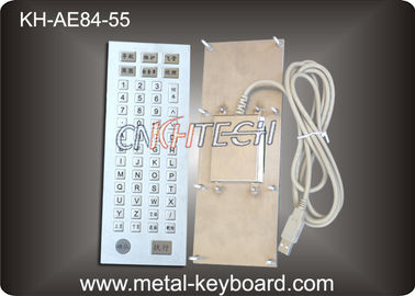 Stainless steel 55 Keys customisable keyboard Metal PS / 2 , USB