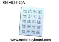 20 Keys Vandal - Proof Industrial Metal Keyboard USB or PS2 Interface
