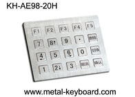 Industrial Stainless steel Kiosk Keypad , Water proof , Dust proof Keyboard