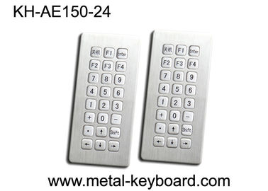 Waterproof IP65 Industrial Metal Keyboard Stainless Steel SUS304