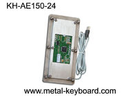 Top panel mounting 24 Keys Stainless Steel Keyboard Industrial Waterproof
