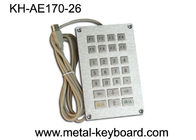 USB Self - service Terminal Metal Kiosk Keyboard 26 Keys , Flat key Keyboard