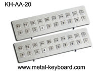 Weather - proof Stainless Steel Ruggedized Keyboard with 20 keys for Medical Kiosk