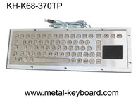 Stable Performance Industrial Keyboard with Touchpad 70 Keys , Metal Touchpad Keyboard