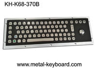 Rugged Stainless Steel Industrial Computer Keyboard with Water proof Trackball