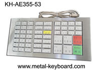 Mechanical Ruggedized Keyboard , Stainless Steel Panel Keyboard