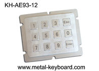 Vandal Proof Numeric Metal Keypad with 12 Keys in 4 X 3 Matrix for Boarding Kiosk