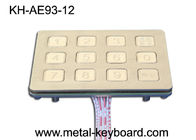 12 Keys Outdoor  Access Kiosk Metal Keypad with IP65 Water proof