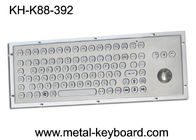 Rugged Metal Computer Keyboard with 38 trackball for Industrial control Kiosk