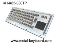 Rugged Industrial Keyboard with Touchpad , Stainless Steel Material