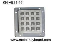 Liquidproof Vandal Proof Keypad Rear Panel Mounting , Customizable Keypad Outdoor / Indoor