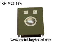 Laser Pointing Industrial Panel Mount Trackball Mouse , IP65 Rate Rugged Trackball
