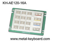 Anti - rusty Stainless Steel Numeric Panel mount Keypad in 4x4 Matrix 16 Keys