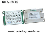 Industrial Metal Keypad with Anti - vandal , IP 65 waterproof keypad with long life