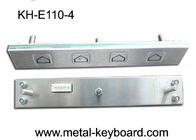 IP65 Rated Metal Kiosk Function Customizable Keypad with 4 short - travel keys