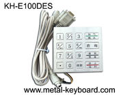 16 Button Vandal resistant Encrypting Metal Keypad / Payment Kiosk Keypad