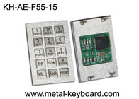 Vending Kiosk Metallic Industrial Keypad , Anti - vandal waterproof keypad