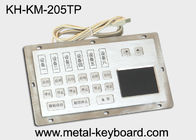 Custom Industrial Keyboard with Touchpad for Internet Kiosk 15 Keys