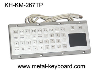 Custom Mine Vandal proof Metal Panel Mount Keyboard with Touchpad Mouse