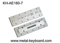 Custom 7 Keys Outdoor Kiosk Industrial Metal Keyboard Rugged Vandal proof