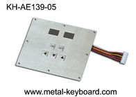 Ruggedized Metal Industrial Keypad with 5 Keys for Industrial Control Kiosk