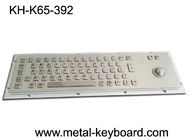 Rugged Industrial Stainless Steel Keyboard 65 Keys Waterproof