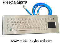 67 Keys Stainless Steel Ruggedized Keyboard with Touchpad Mouse