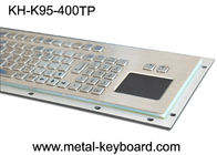 95 Keys Metal Industrial Keyboard Layout Customizable 30mA Waterproof