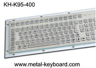 FCC 95 Keys Panel Mount Industrial Keyboard With Trackball Standard PC Layout