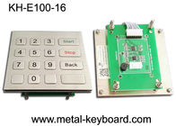 Interface USB Metal Numeric Keypad Stainless Steel Material With 16 Flat Keys