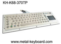 Water Proof Industrial Computer Keyboard / Metal SS Panel Mount Keyboard with Touchpad