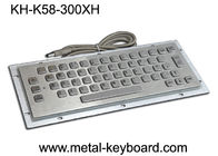 IP65 Panel Mounted Keyboard 58 Keys Durable For Kiosk CNC Ticket Vending Machine