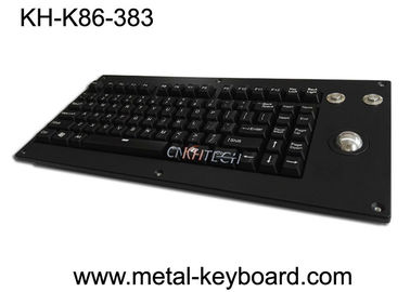 Panel Mount Backlight Mechanical Keyboard With 25mm trackball Mouse