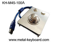 Waterproof Panel Mounted Industrial Trackball Mouse W/38mm Ball Stainless Steel