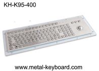 IP65 Panel Mount SS Metal Keyboard With Trackball