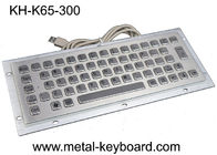 Wired 65 Keys FCC PS/2 Stainless Steel Keyboard 300x110mm