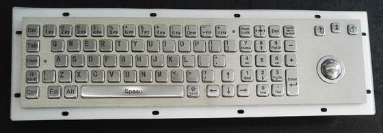 Stainless Steel Keyboard With Trackball