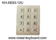 Customized Numeric Stainless Steel Keypad USB Interface Metal Dome Connect PCB Key