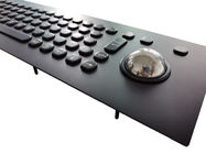 Panel Mount PS/2 PC Metal Keyboard With Laser Trackball