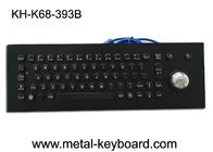30min MTTR USB PS/2 Stainless Steel Keyboard With Trackball