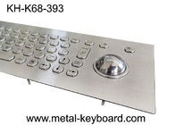 FCC IP65 Panel Mount Computer Keyboard With 45mm Trackball