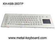 Waterproof Panel Mounted SS Keyboard 5VDC FCC With Touchpad