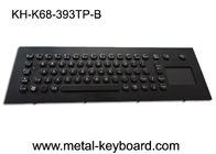 FCC Stainless Steel Computer Keyboard 5VDC With Touchpad Mouse
