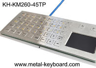 SUS304 81x81mm Waterproof Keyboard With Touchpad FCC PS2