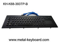 USB PS2 IP65 Waterproof Metal Keyboard With Touchpad Mouse 5VDC